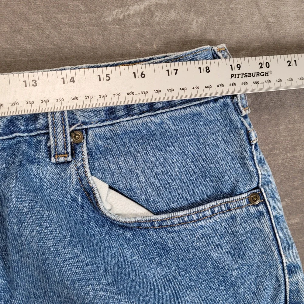 Carhartt B17-STW Relaxed Fit Tapered Leg Jeans Mens Actual Sz‎ 38x34 Blue Denim